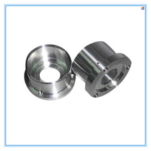 Stainless Steel CNC Machined Flange with Silver Anodizing Finish